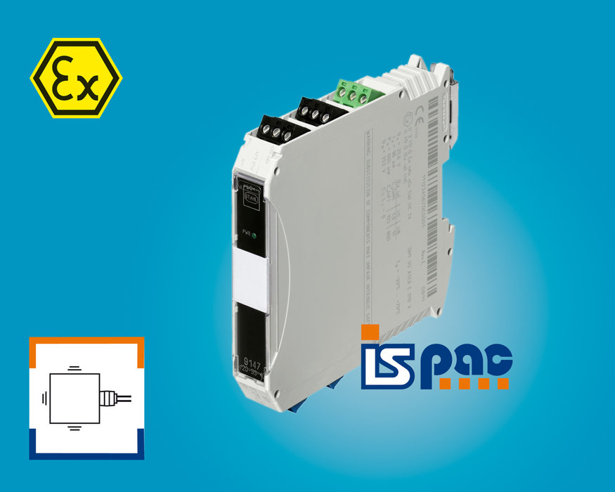 New Ex i isolators for vibration sensors